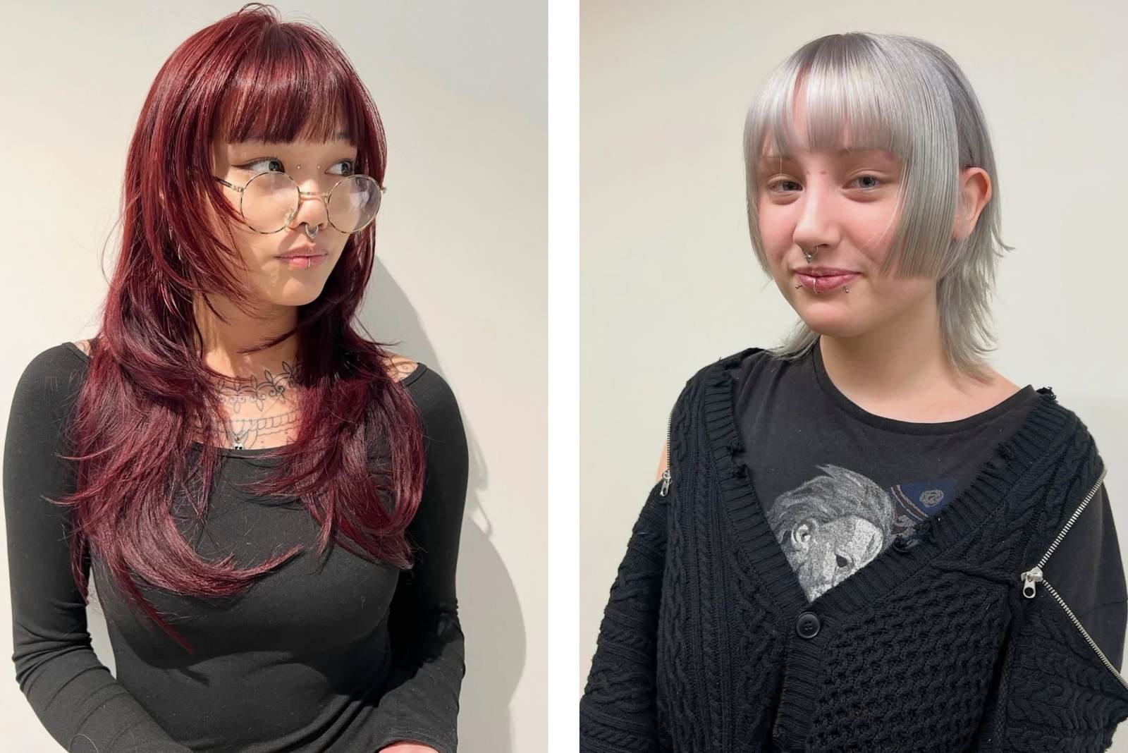 Taylor Swift inspired blunt bangs.